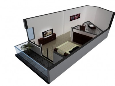 Departamento en Complejo Bequer, Santa Rita